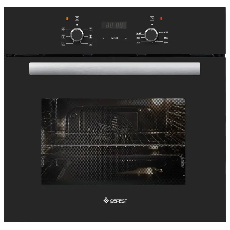Изображение товара Встраиваемый духовой шкаф Gefest ЭДВ ДА 622-02 А S 59.8х59.5х56.5 см цвет черный