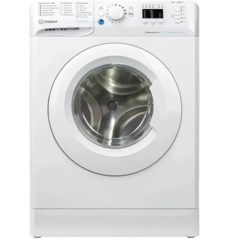 Изображение товара Стиральная машина Indesit BWSA 5109 WWV 5 кг фронтальная белая Россия