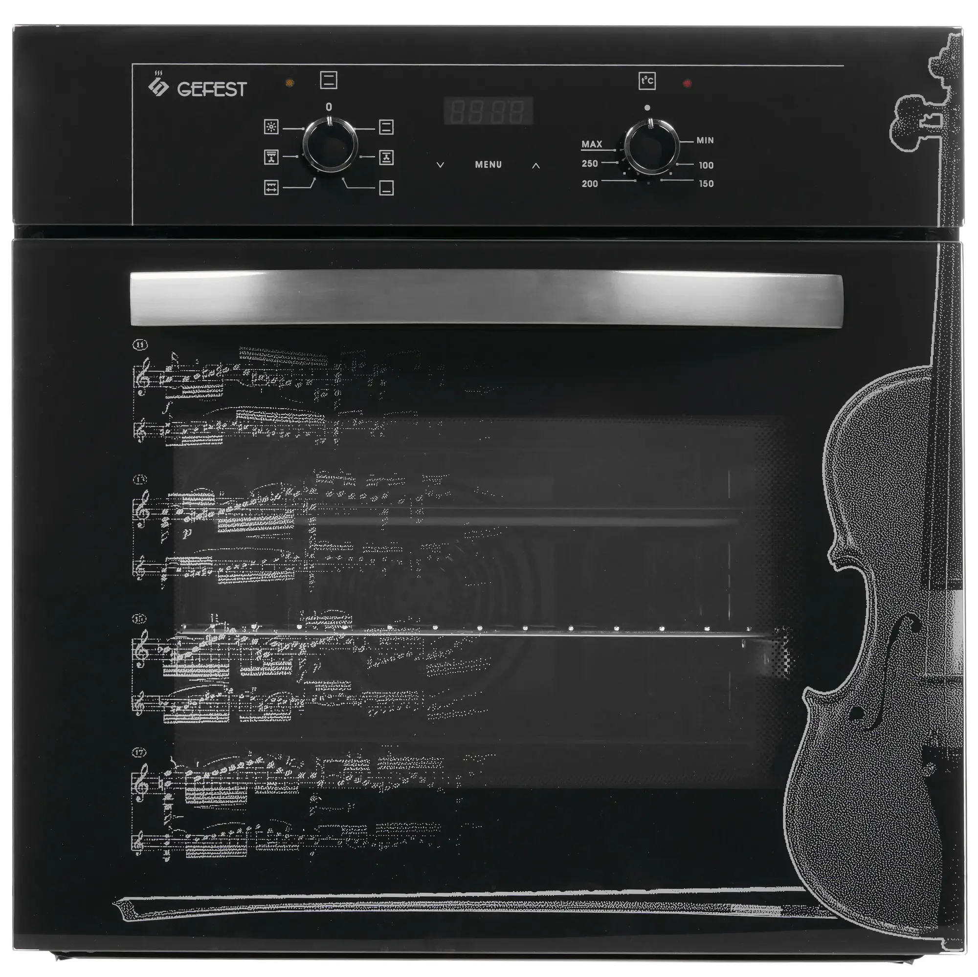 Изображение товара Встраиваемый духовой шкаф Gefest ЭДВ ДА 622-02 Д1 59.8х59.5х56.5 см цвет черный