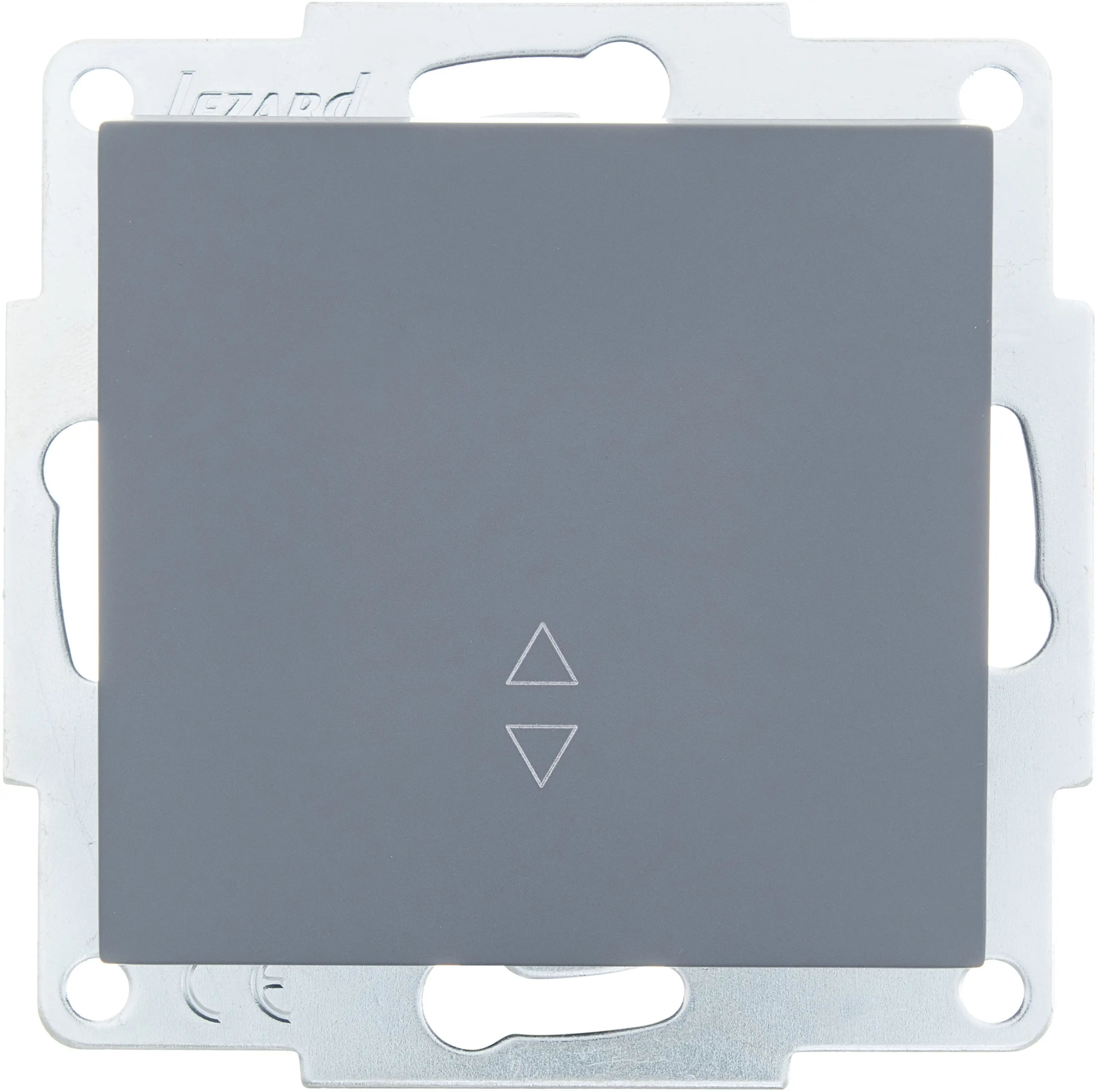 Изображение товара Выключатель проходной встраиваемый Lezard Vesna 742-3488-105 1 клавиша графит