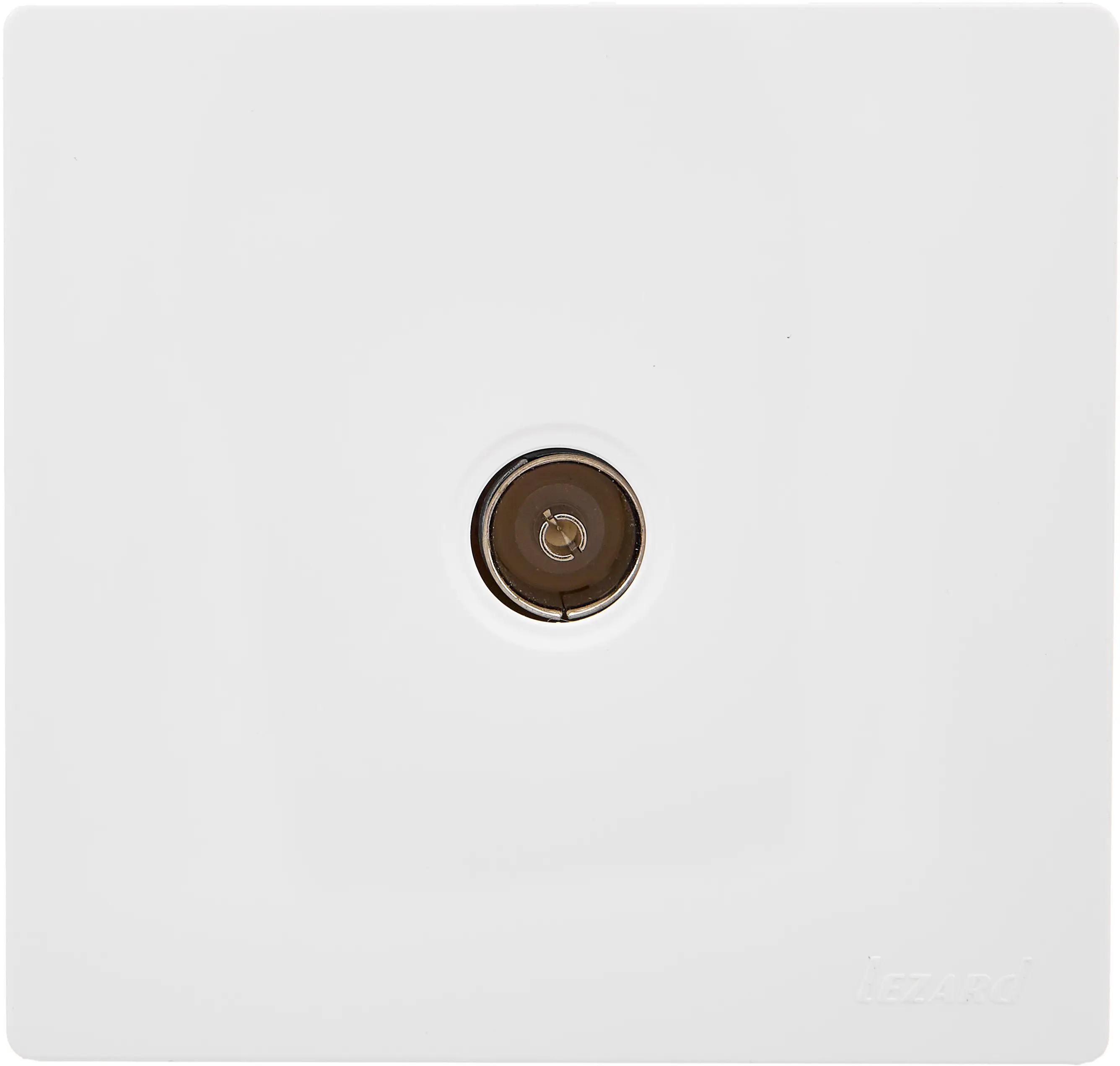 Изображение товара Розетка телевизионная оконечная Lezard Leto без заземления цвет белый