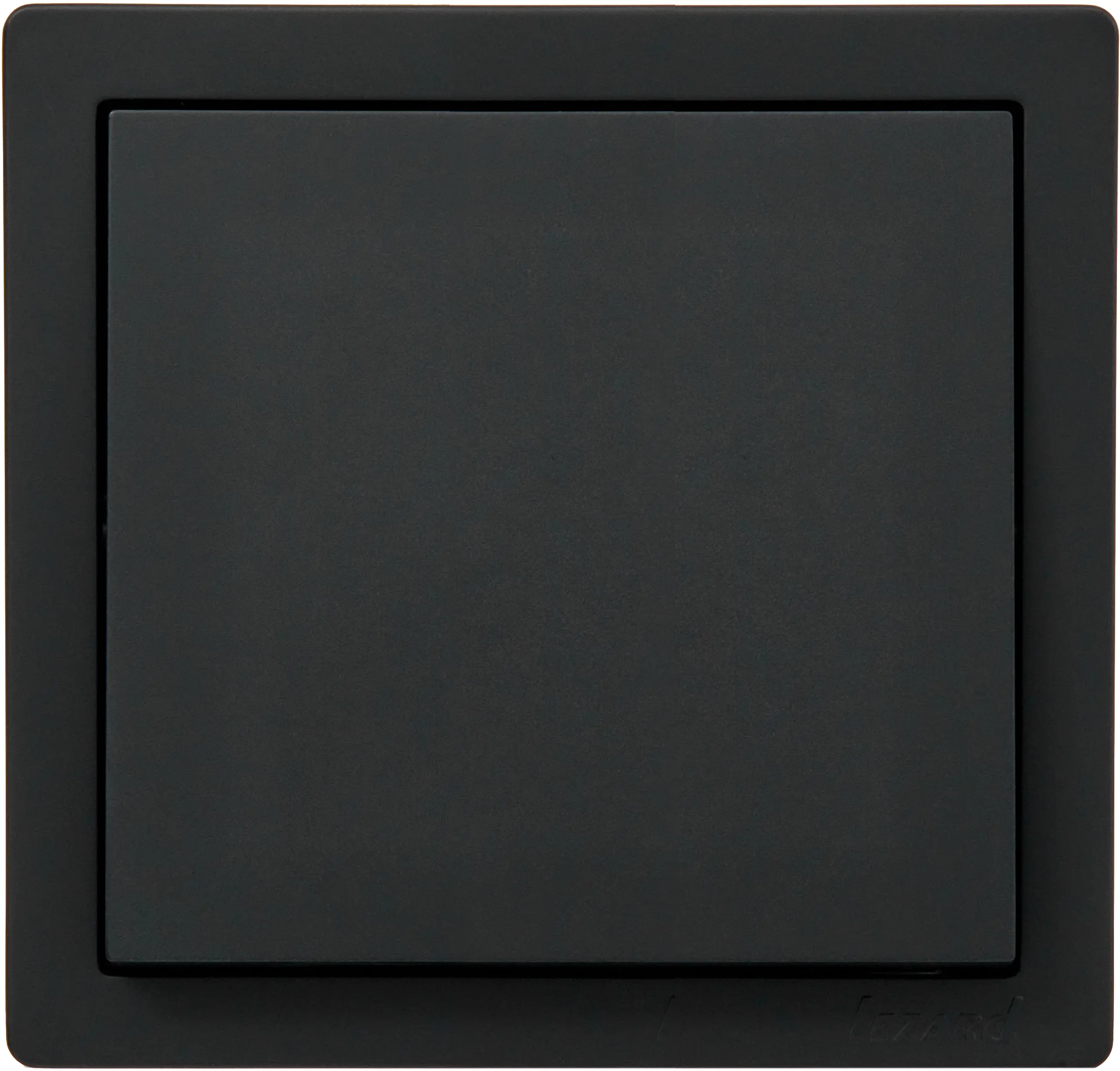 Изображение товара Выключатель накладной Lezard Leto 1 клавиша цвет черный бархат