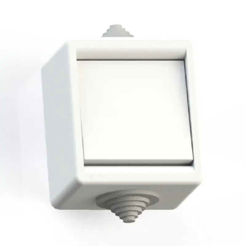 Изображение товара Выключатель накладные Кунцево-электро 5904 без заземления цвет белый