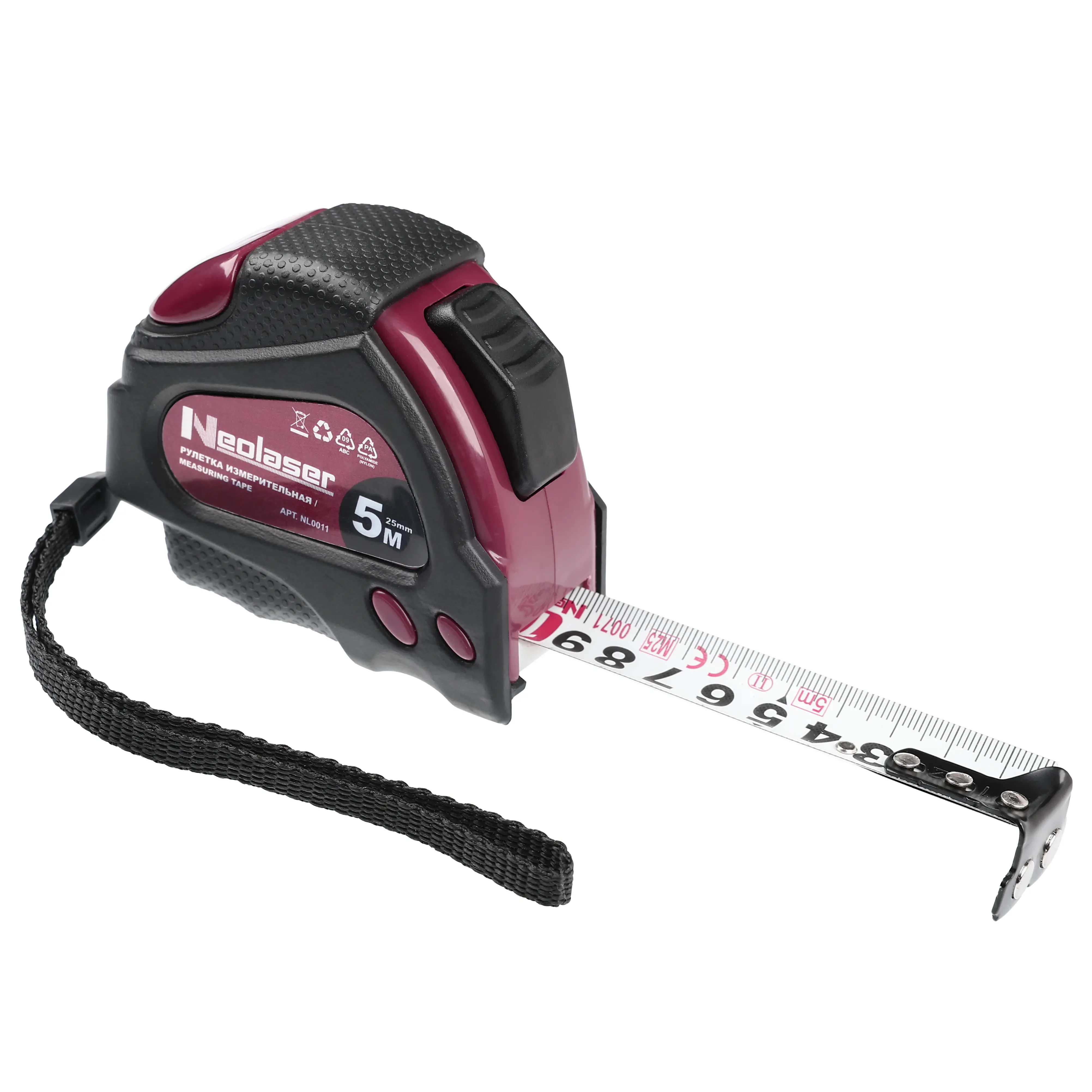 Изображение товара Рулетка Neolaser NL0011 с автостопом 5 м x 25 мм