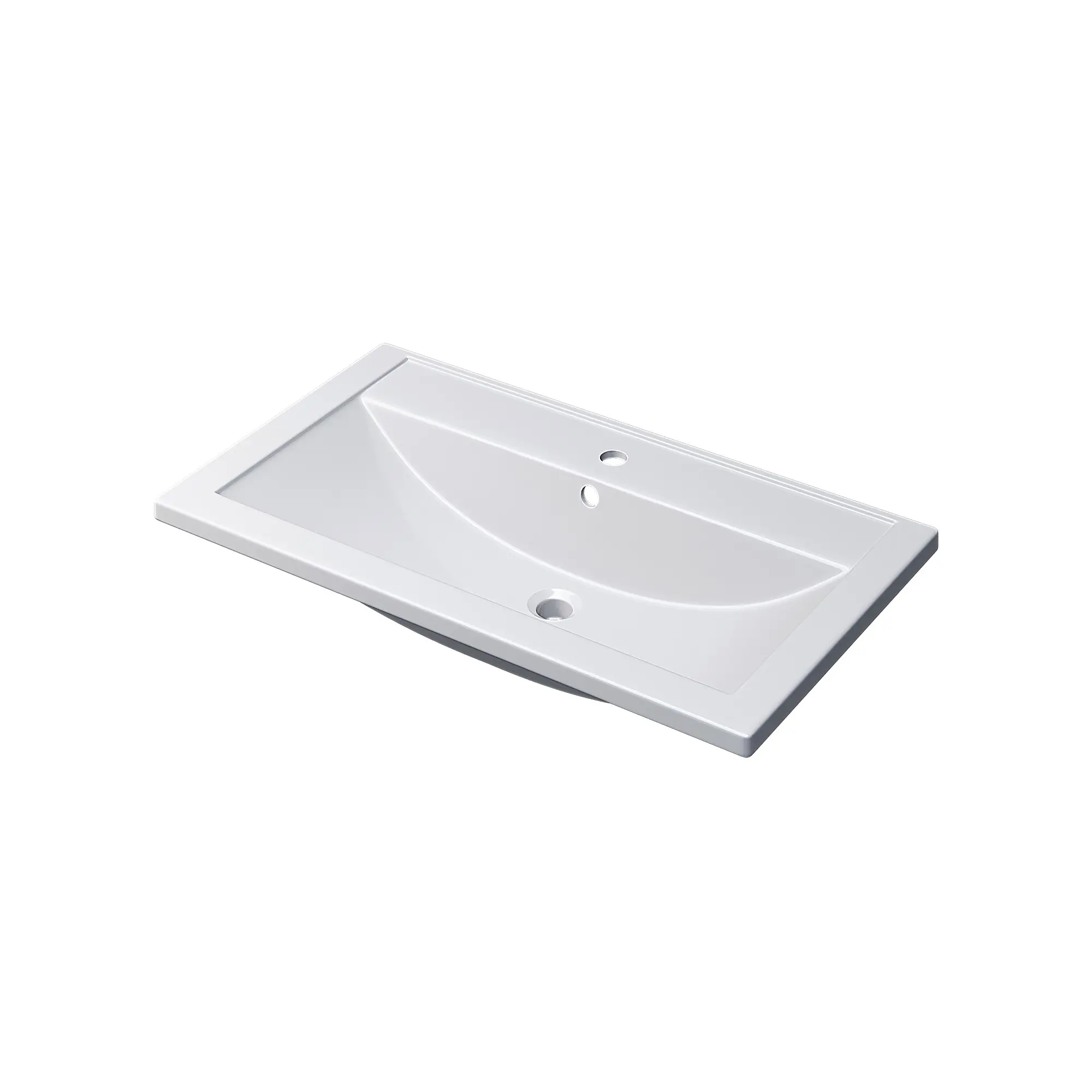 Изображение товара Тумба под раковину напольная Uperwood KFosterNEW80b 79.6см цвет черный, с раковиной