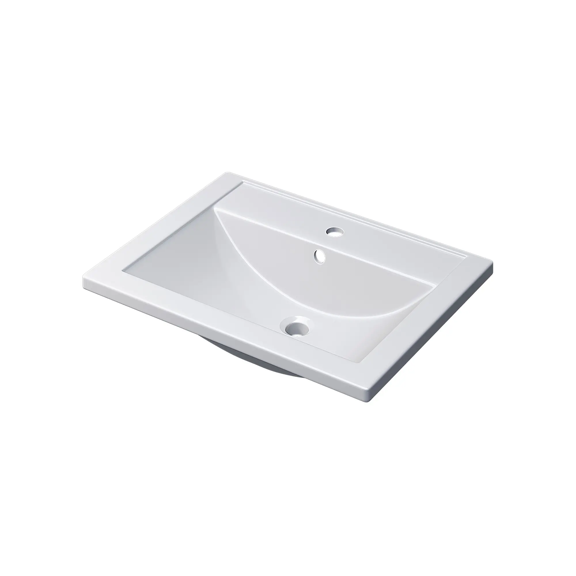 Изображение товара Тумба под раковину напольная Uperwood KFosterNEW60g 60.6см цвет серый графит, с раковиной