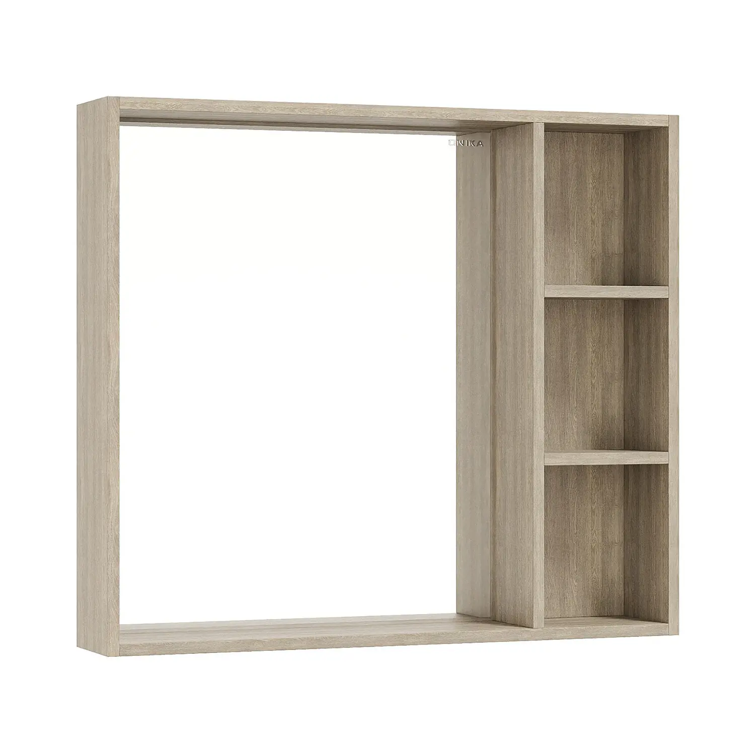 Изображение товара Шкаф зеркальный подвесной Onika 208091 80x68см цвет дуб