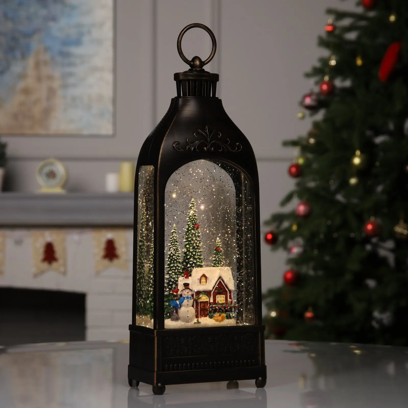 Изображение товара Светящаяся электрическая фигура Luazon Lighting Зимний городок 10511694