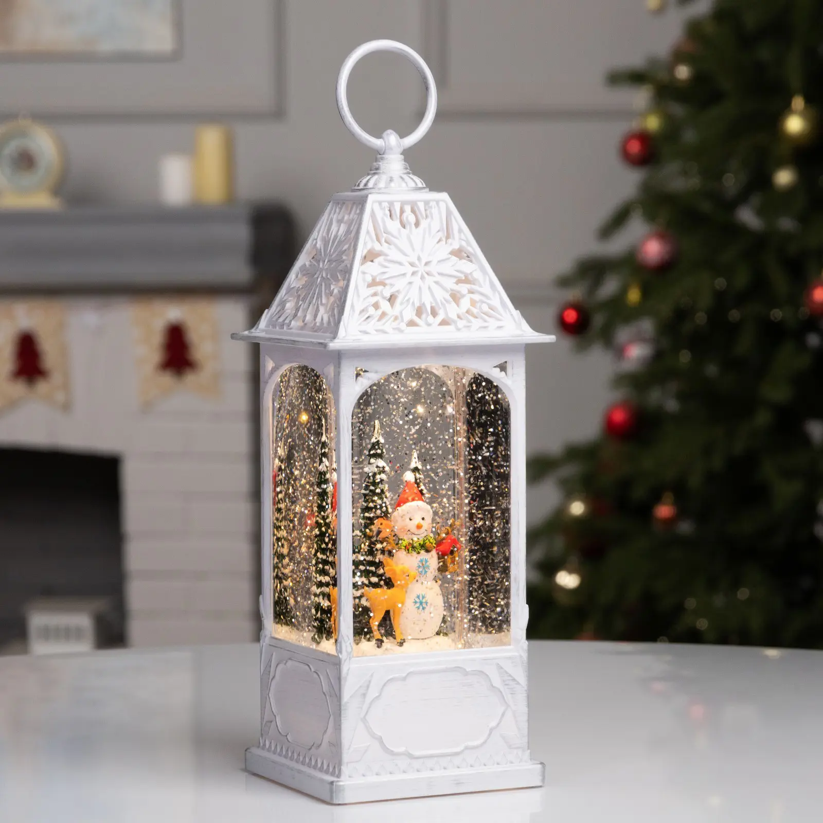 Изображение товара Светящаяся электрическая фигура Luazon Lighting Новогодняя встреча 10511707