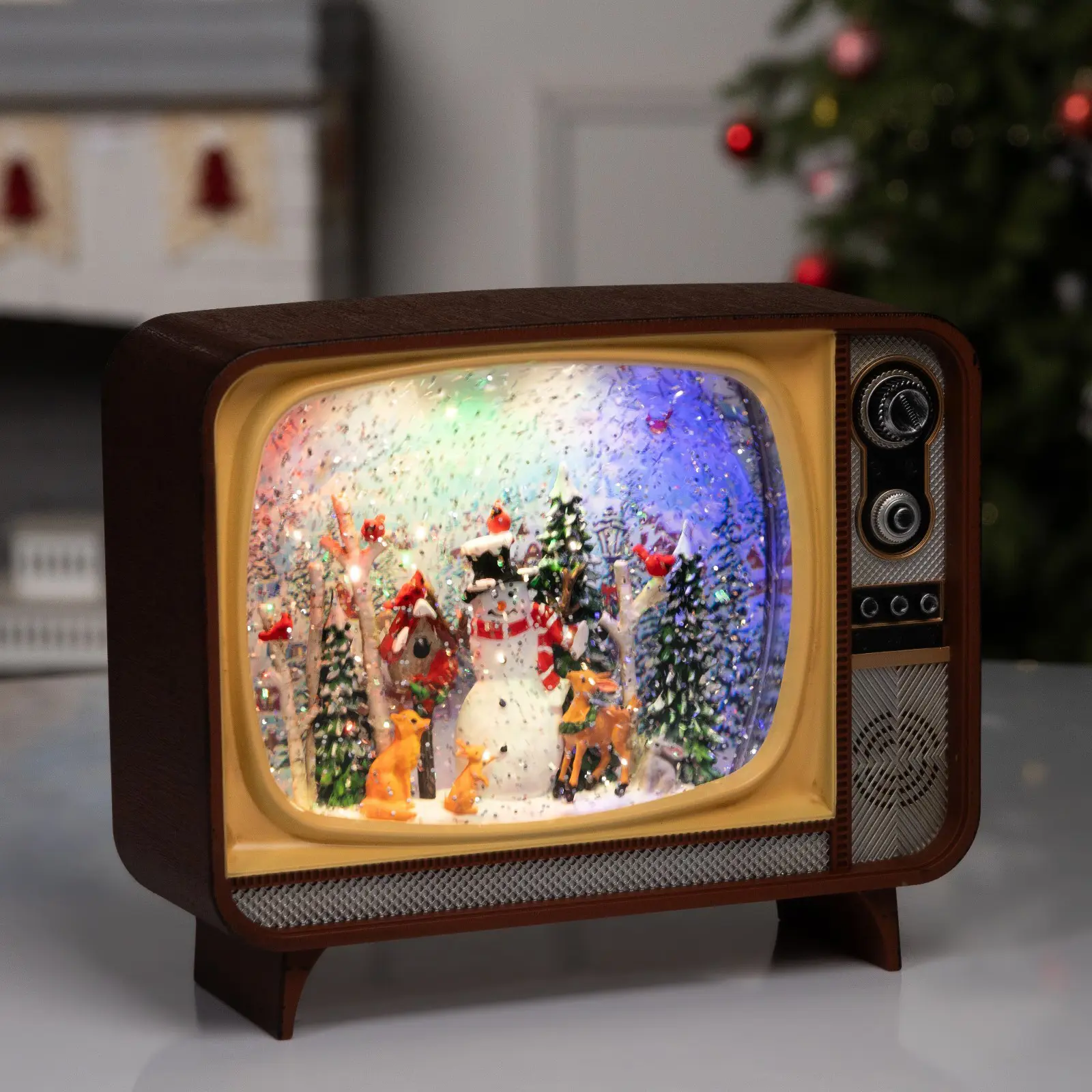 Изображение товара Светящаяся электрическая фигура Luazon Lighting Новогодний огонек 10511717 h 17 см