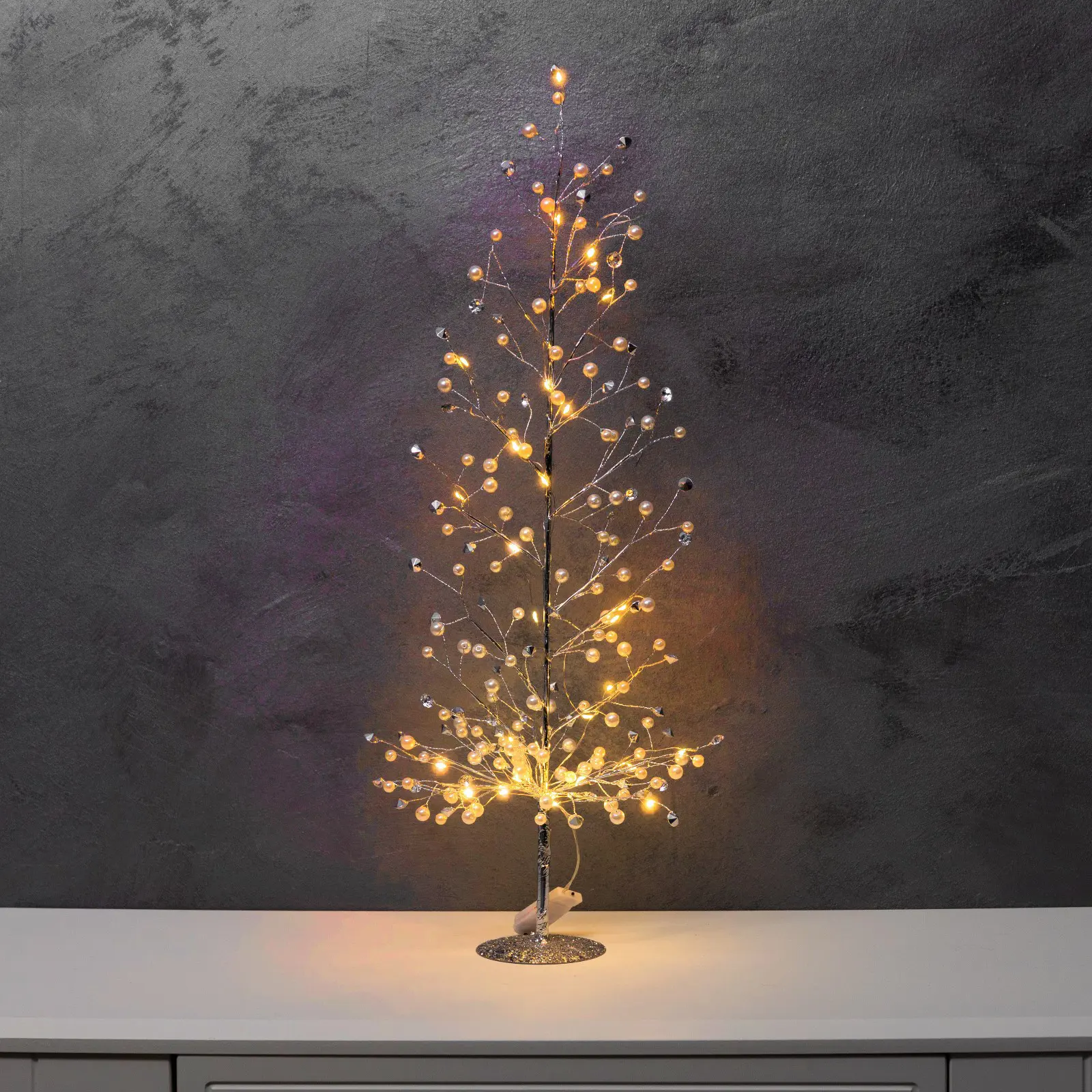 Изображение товара Светящаяся электрическая фигура Luazon Lighting Капли росы 10487849 h 55 см