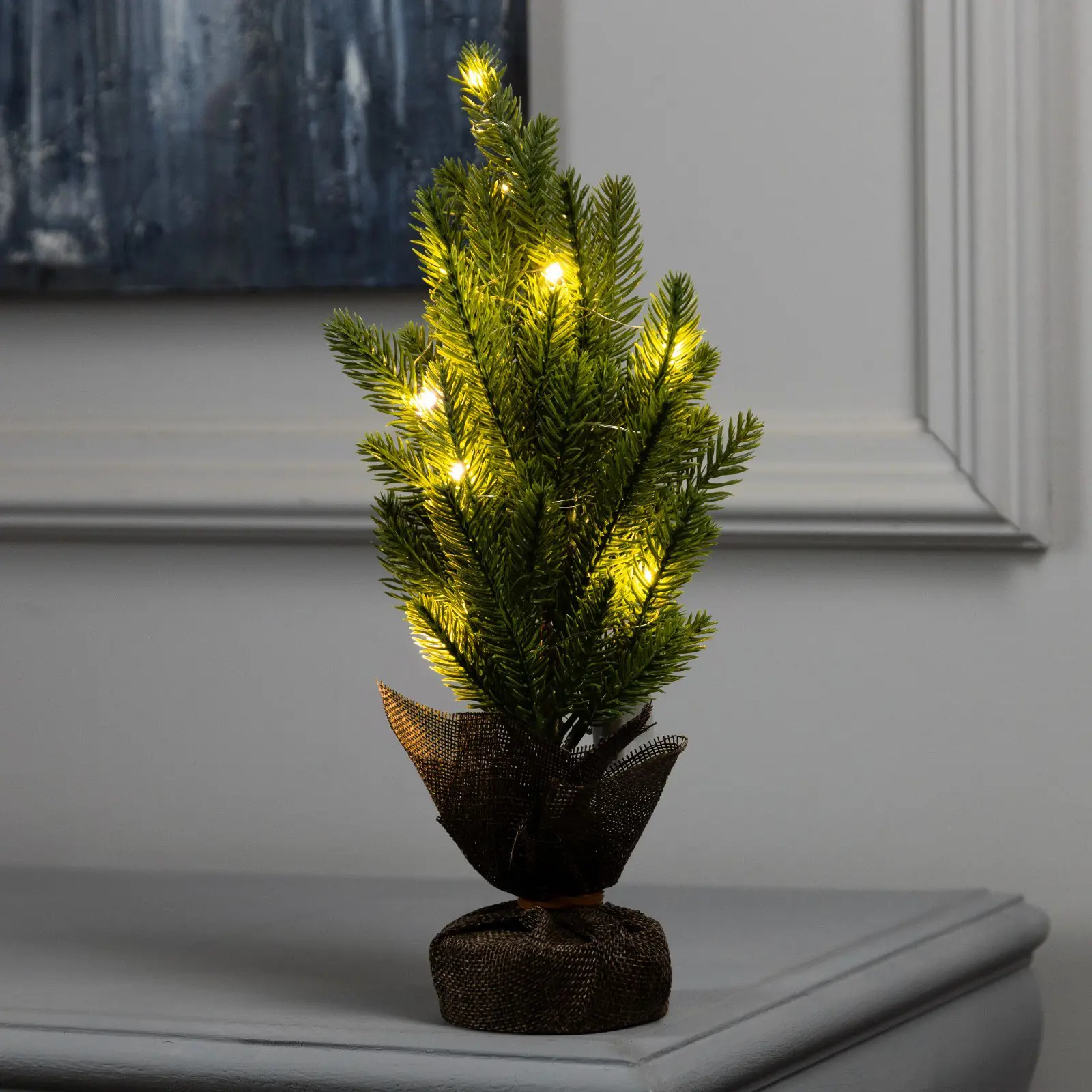 Изображение товара Светящаяся электрическая фигура Luazon Lighting Сосна 10487818 h 32 см