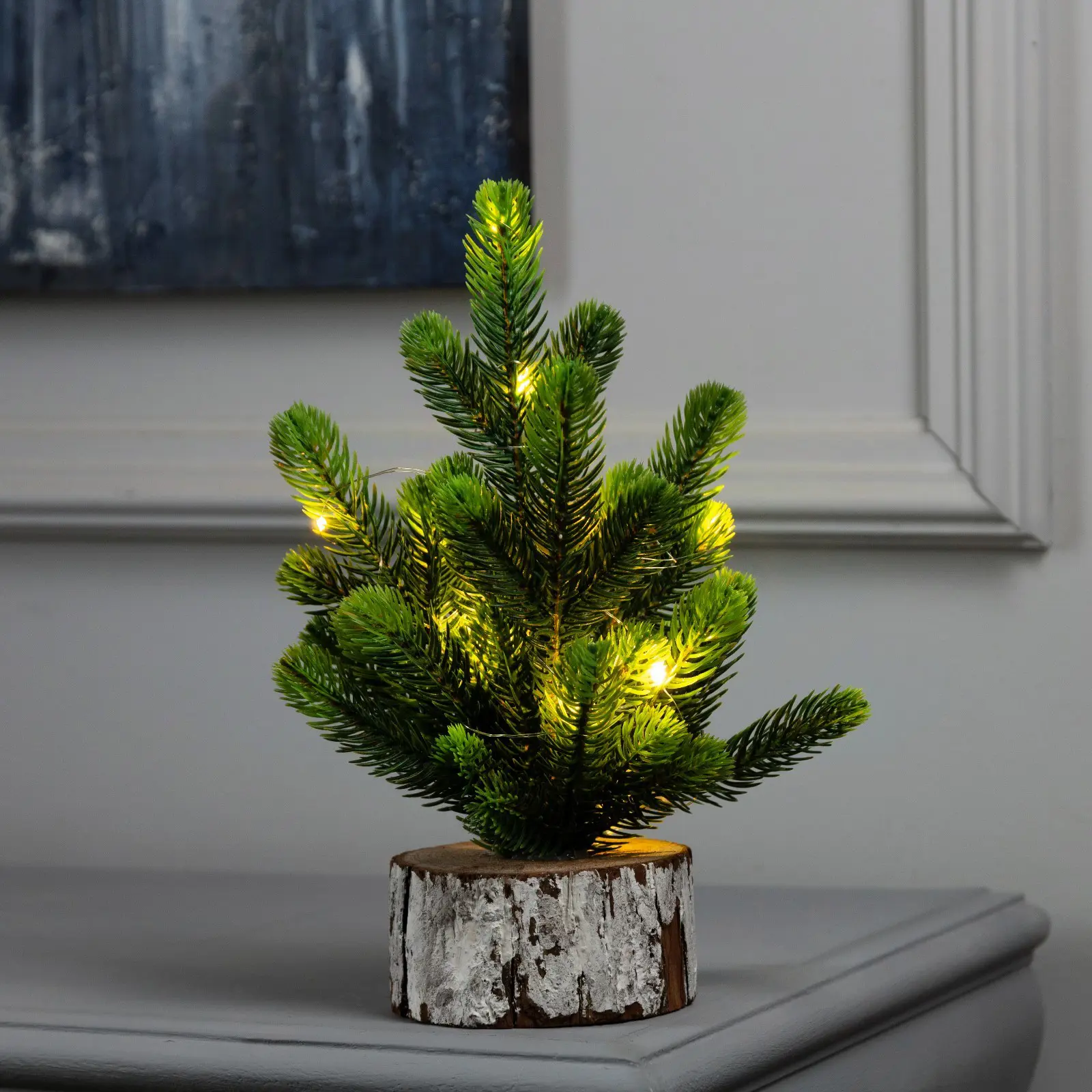 Изображение товара Светящаяся электрическая фигура Luazon Lighting Хвоя 10487819 h 20 см