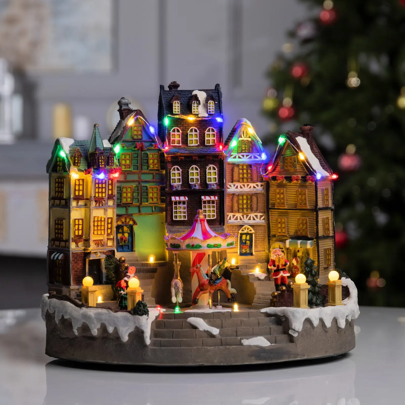 Изображение товара Светящаяся электрическая фигура Сима-Ленд Новогодняя Площадь 9616721 h 21 см