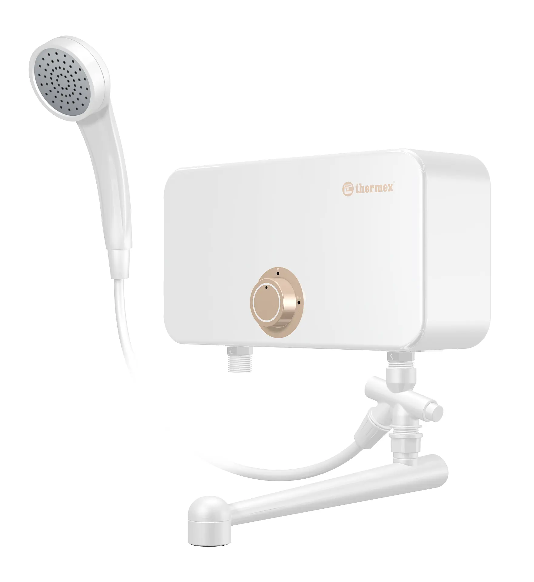 Изображение товара Проточный электрический водонагреватель Thermex Oscar 3500 Вт, IP24, белый