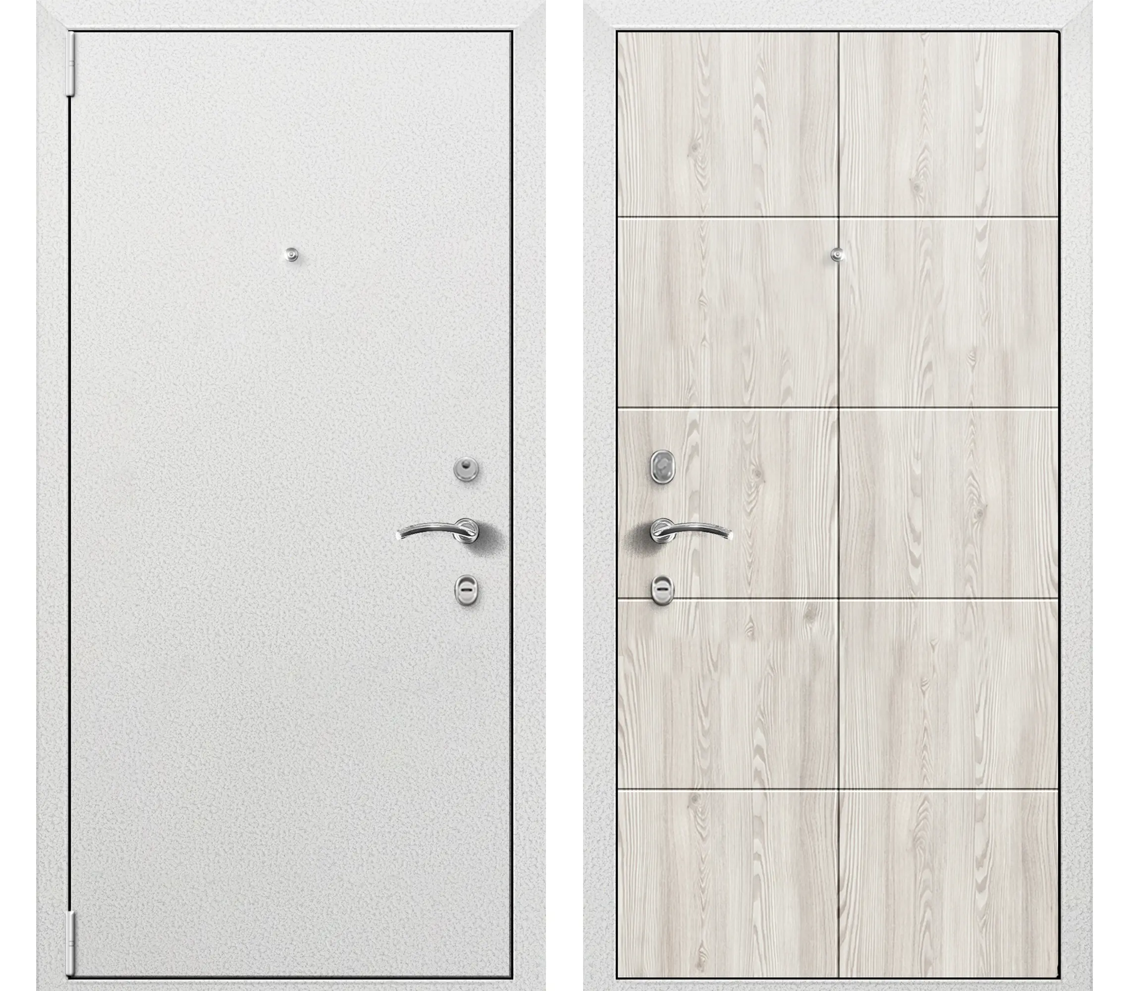 Изображение товара Входная дверь Такт-тайм Комфорт Лайт 7 180x85 см антик белый