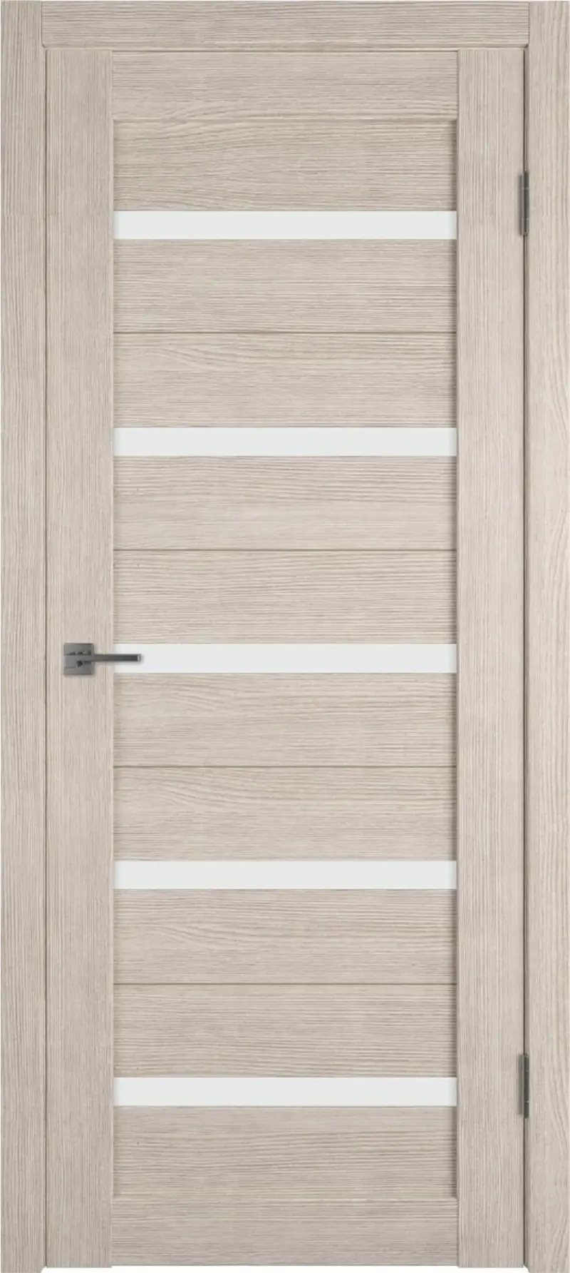 Изображение товара Комплект межкомнатной двери VFD Atum х7 стеклянная панель 200x60 см капучино