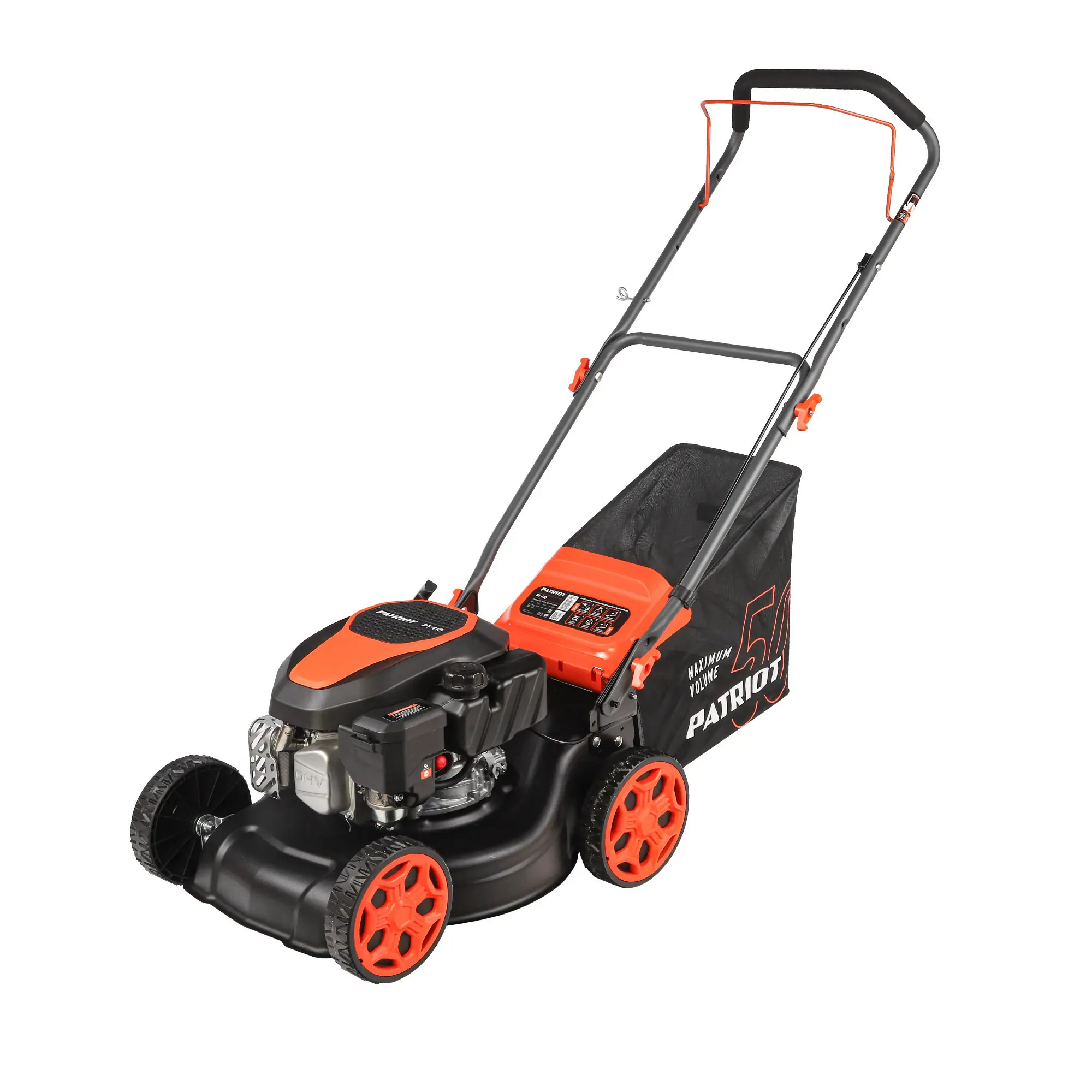 Изображение товара Газонокосилка бензиновая Patriot PT 410 3.5 л.с., 41 см, задний выброс травы