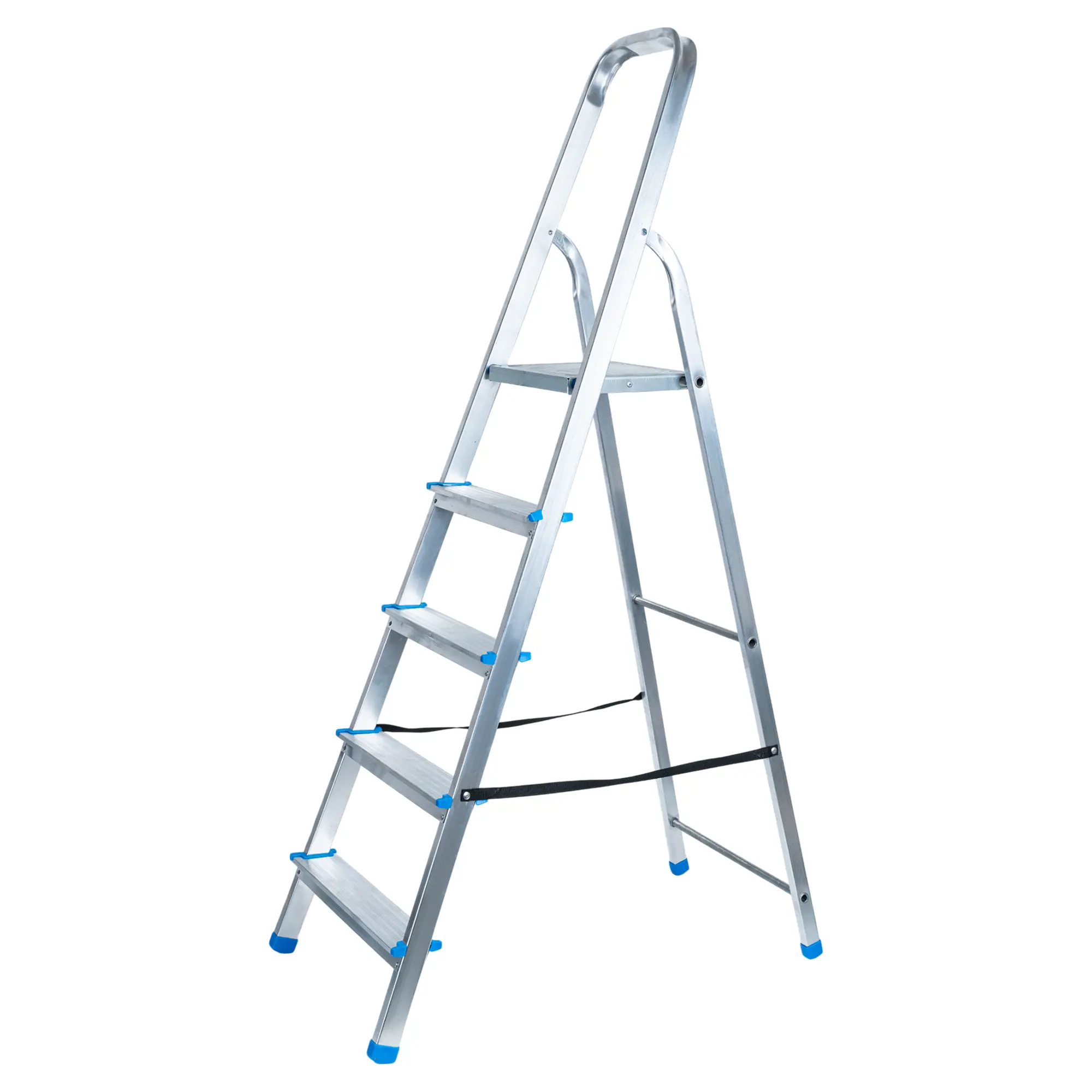 Изображение товара Алюминиевая стремянка Ladderbel STR-AL-5, 5 ступеней, грузоподъемность 150 кг