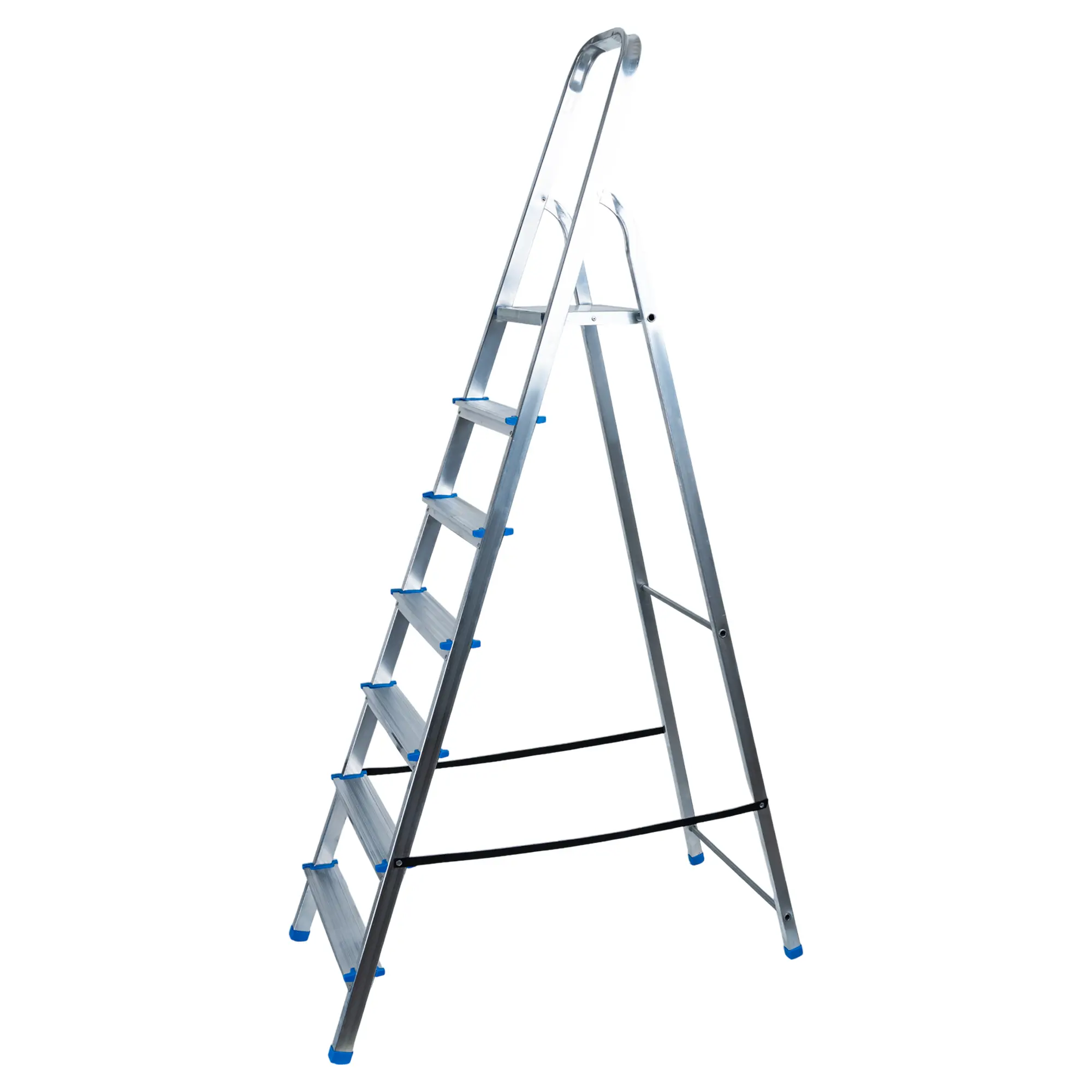 Изображение товара Стремянка алюминиевая Ladderbel STR-AL-7 7 ступеней, максимальная нагрузка 150 кг