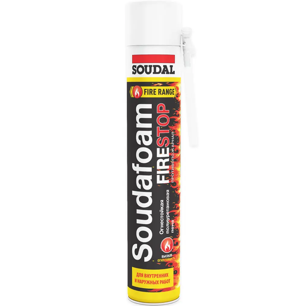 Изображение товара Пена монтажная бытовая Soudal Soudafoam FR Mp750.006 35 огнестойкая летняя 750 мл
