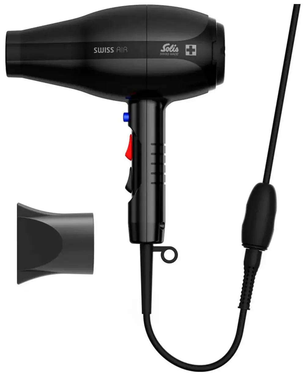 Изображение товара Фен Solis Swiss Air Black 360° 3802