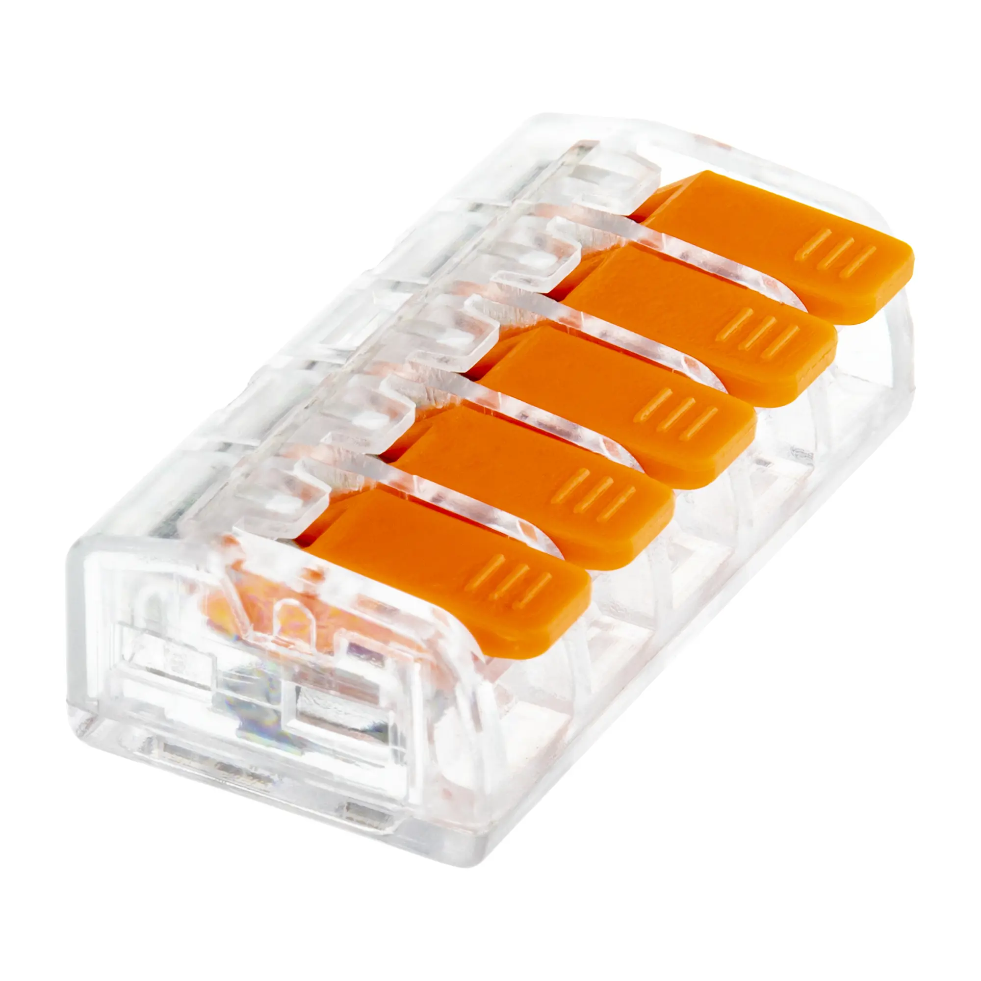 Изображение товара Клеммы соединительные монтажные Duwi 5-проводные 20 шт с рычажком