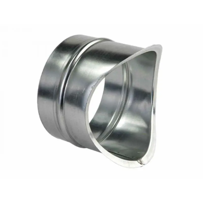 Изображение товара Врезка-редуктор для круглых воздуховодов Шамрай D100/200 мм нержавеющая сталь