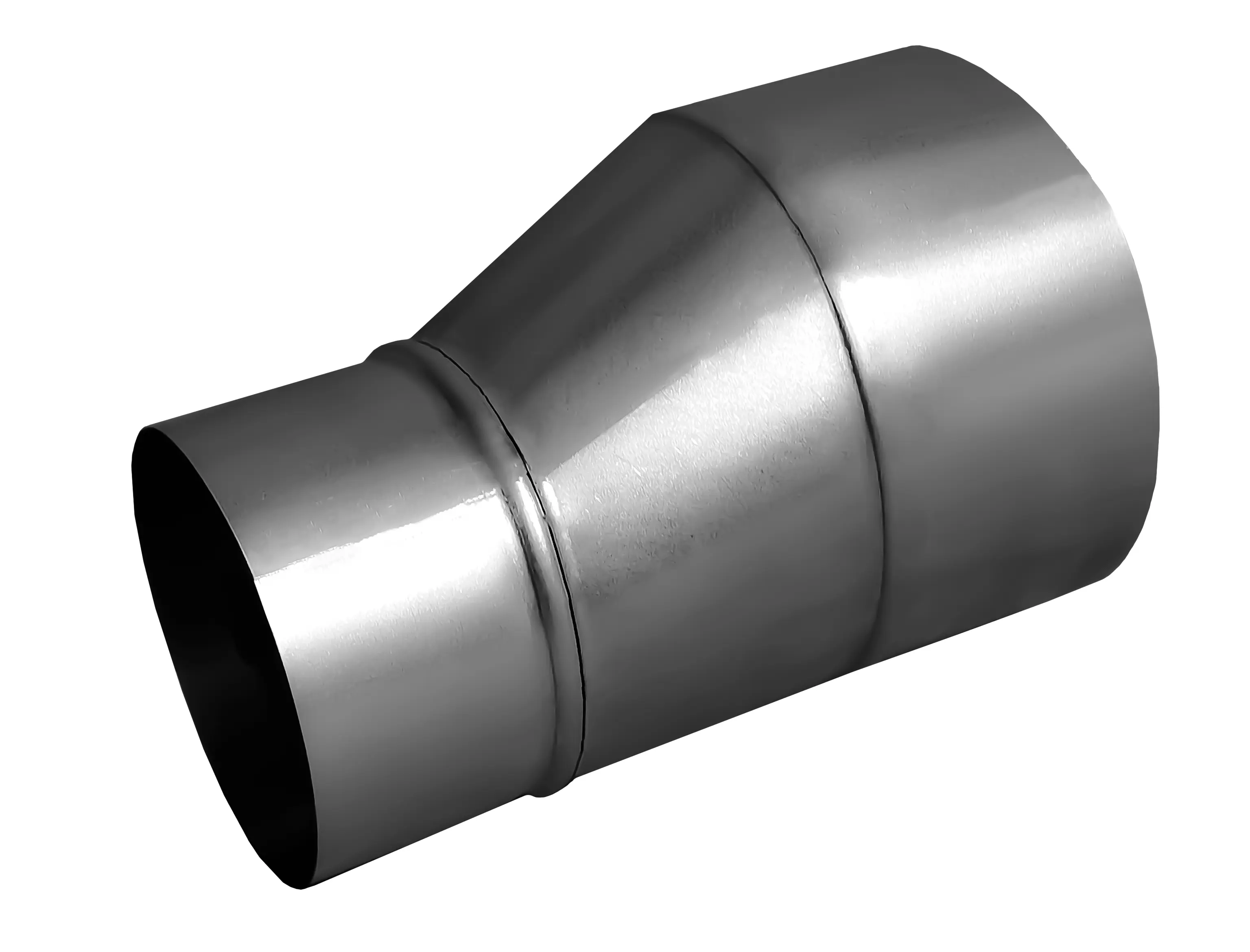 Изображение товара Редуктор эксцентриковый для круглых воздуховодов Шамрай D100/110 мм оцинкованная сталь