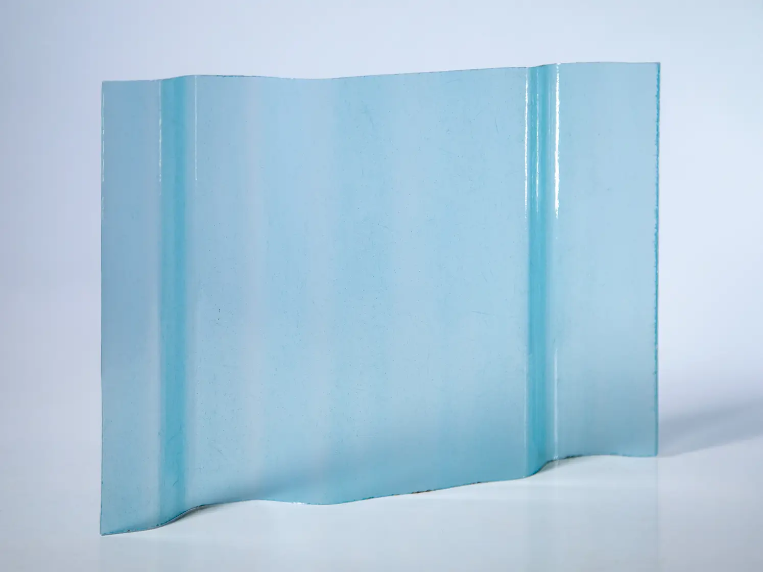 Изображение товара Композитный лист COMPOGLASS КРИСТАЛЛ трапеция С-25 1150x2000мм голубой