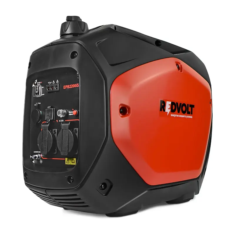 Изображение товара Инверторный бензиновый генератор REDVOLT EPB2200iS 2,2 кВт компактный