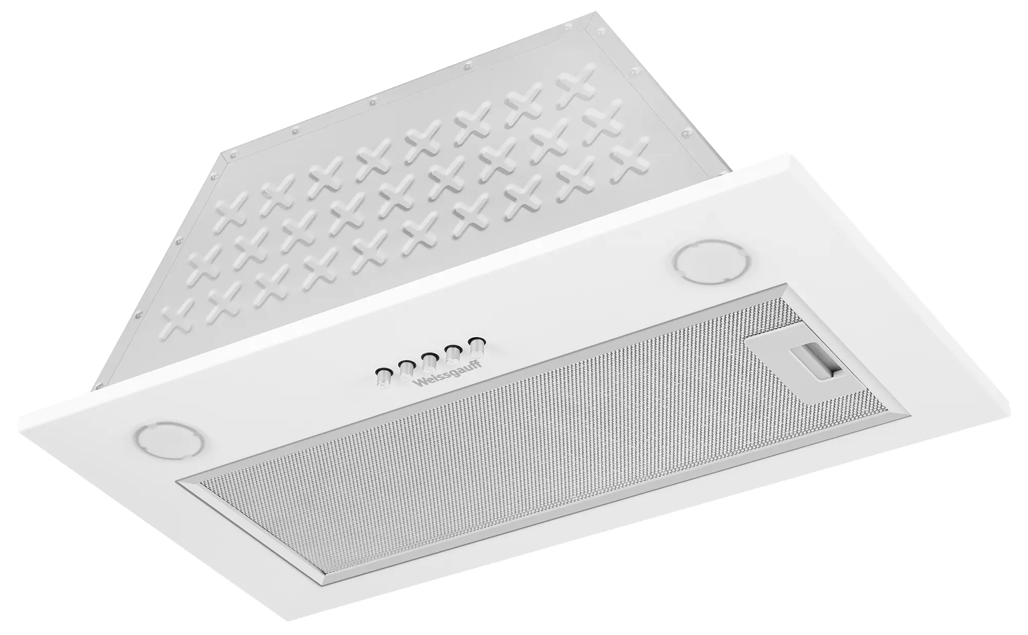 Изображение товара Встраиваемая вытяжка Weissgauff Arum 52.6 см цвет белый