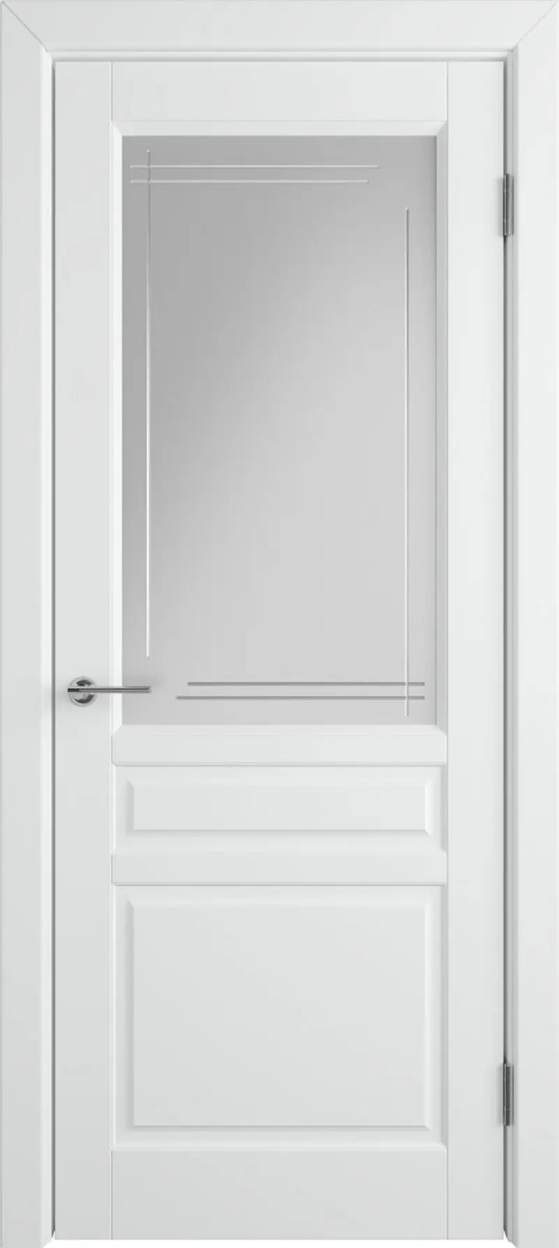 Изображение товара Комплект межкомнатной двери Vfd Stockholm стекленная 200x70см графит эмаль