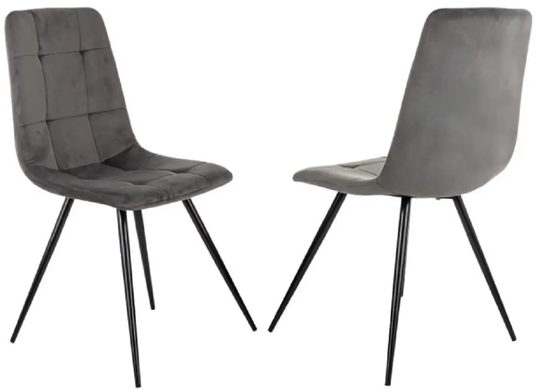 Изображение товара Стул для кухни и дома Бюрократ CH-K1_2 комплект 2 шт в сером цвете