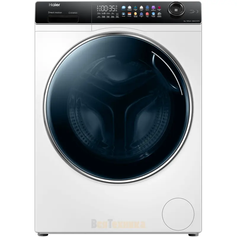 Изображение товара Стиральная машина Haier Hw80-b14279 59.5x85x44 см 8 кг цвет белый