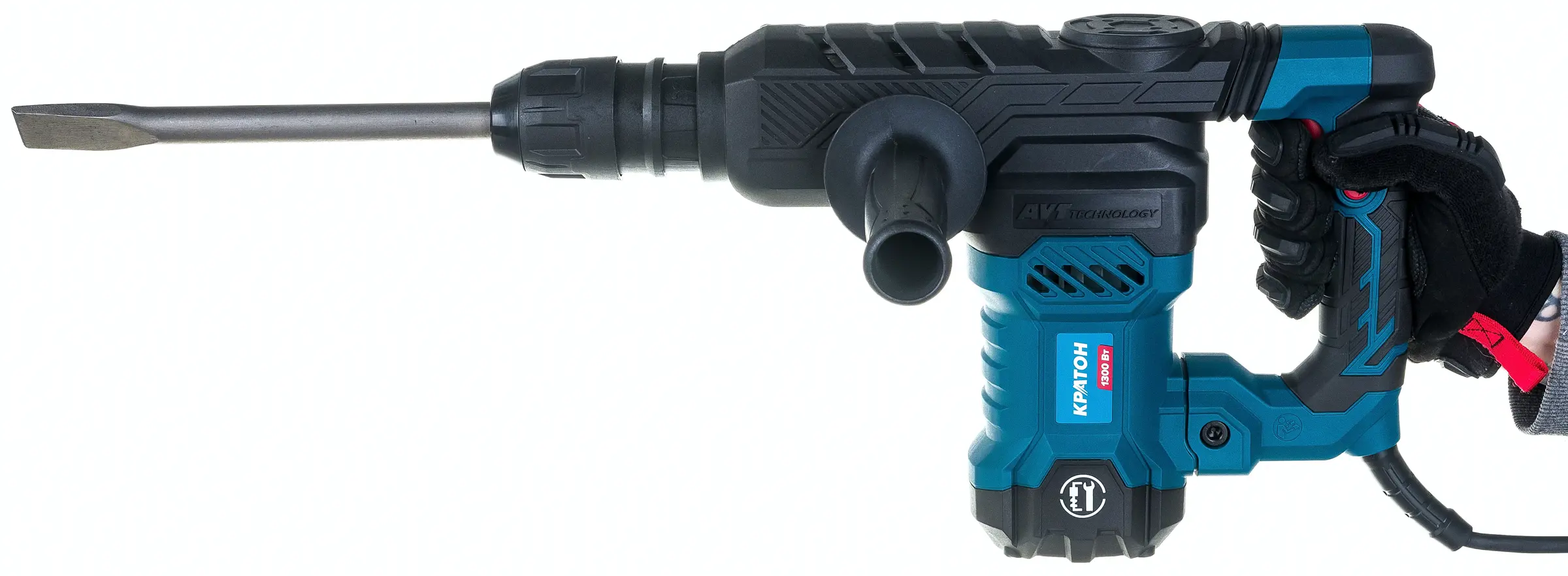 Изображение товара Отбойный молоток сетевой SDS Max Кратон DHE1300-18, 1300 Вт, 18 Дж