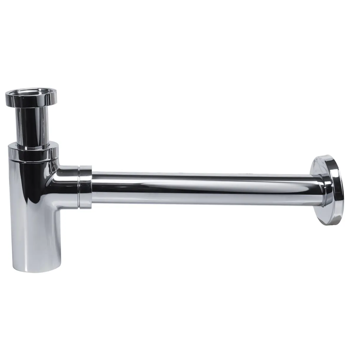 Изображение товара Сифон для раковины Maxonor Pure Life, латунь, хром, диаметр 50 мм