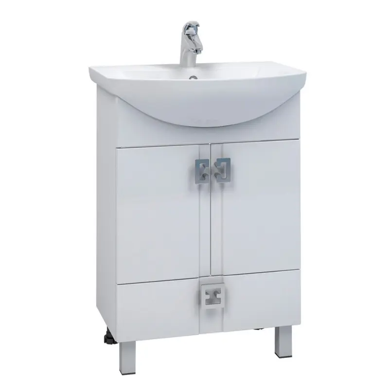 Изображение товара Тумба для ванной Mixline Квадро 1-65 под раковину Элеганс-65 Rosa