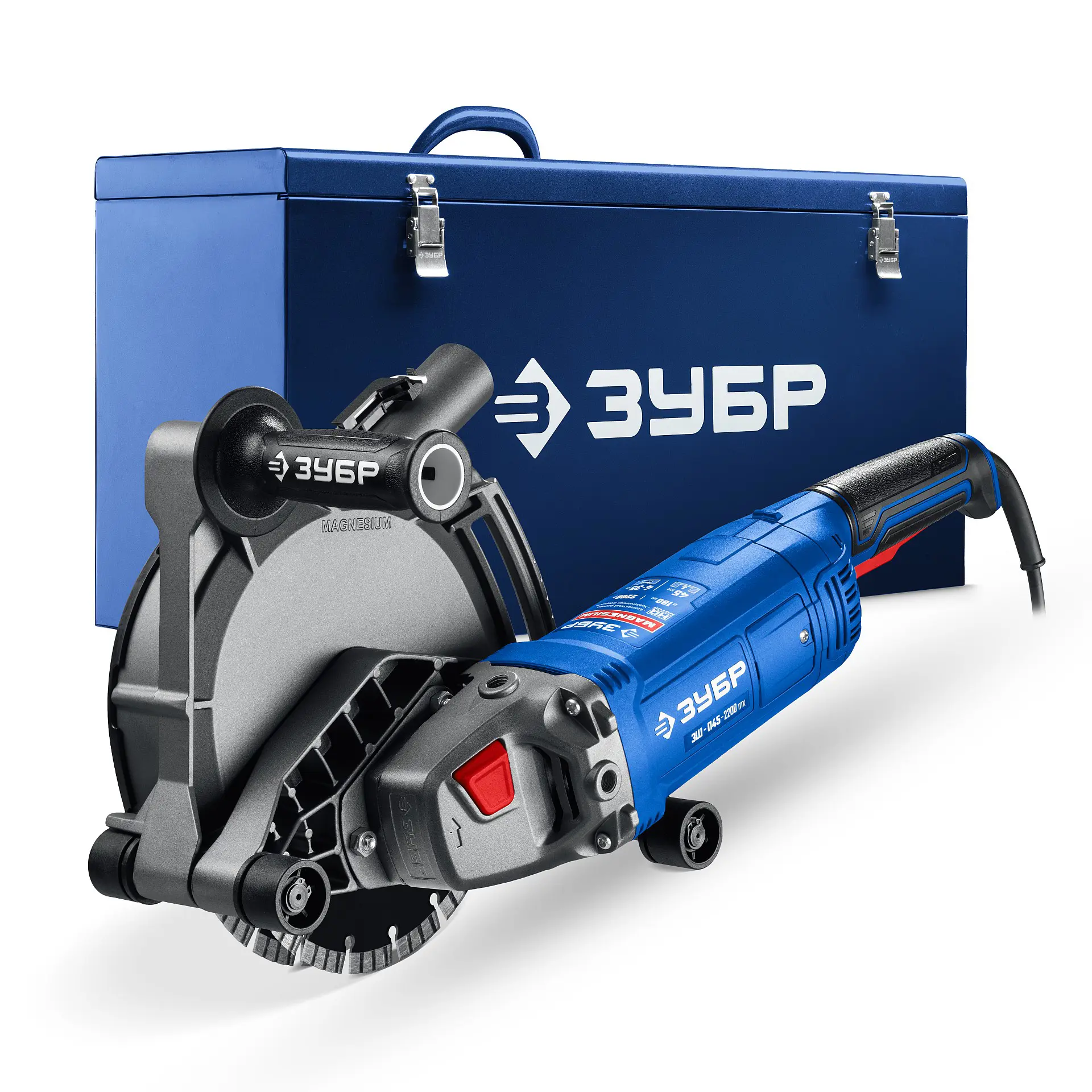 Изображение товара Штроборез сетевой ЗУБР ЗШ-П45-2200 ПТК, 2200 Вт, 180 мм