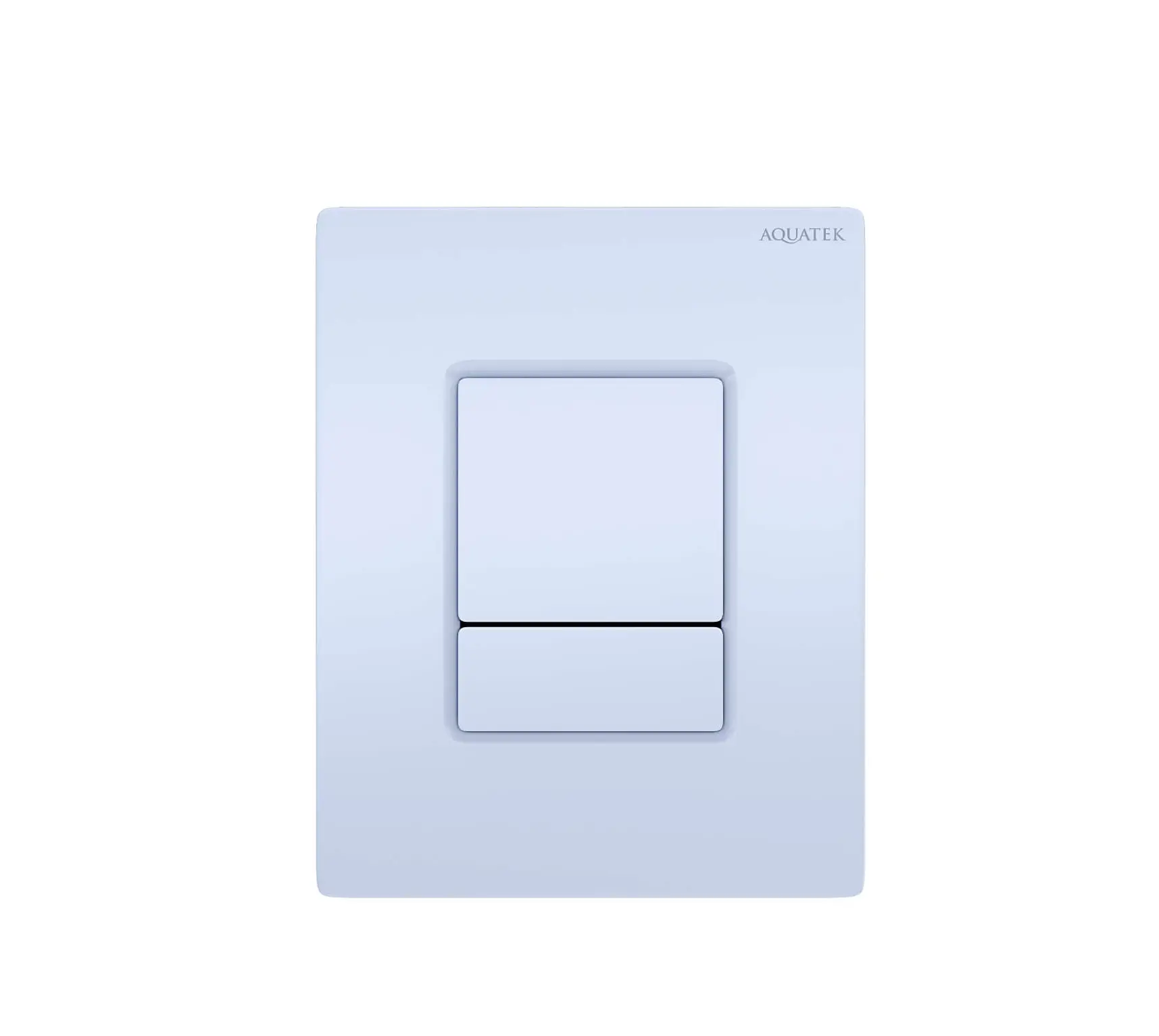 Изображение товара Клавиша смыва для инсталляции Aquatek PNN-0000001, пневматическая, пластик, цвет белый