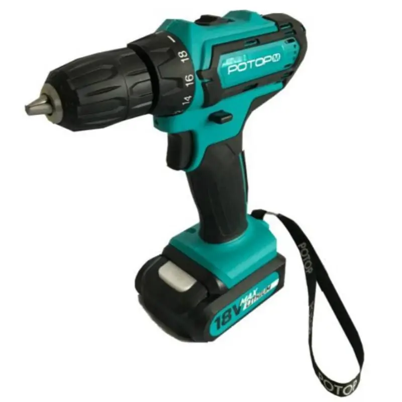 Изображение товара Шуруповерт аккумуляторный бесщеточный Ротор АШ-18Li, 18 В Li-Ion 2x2 Ач