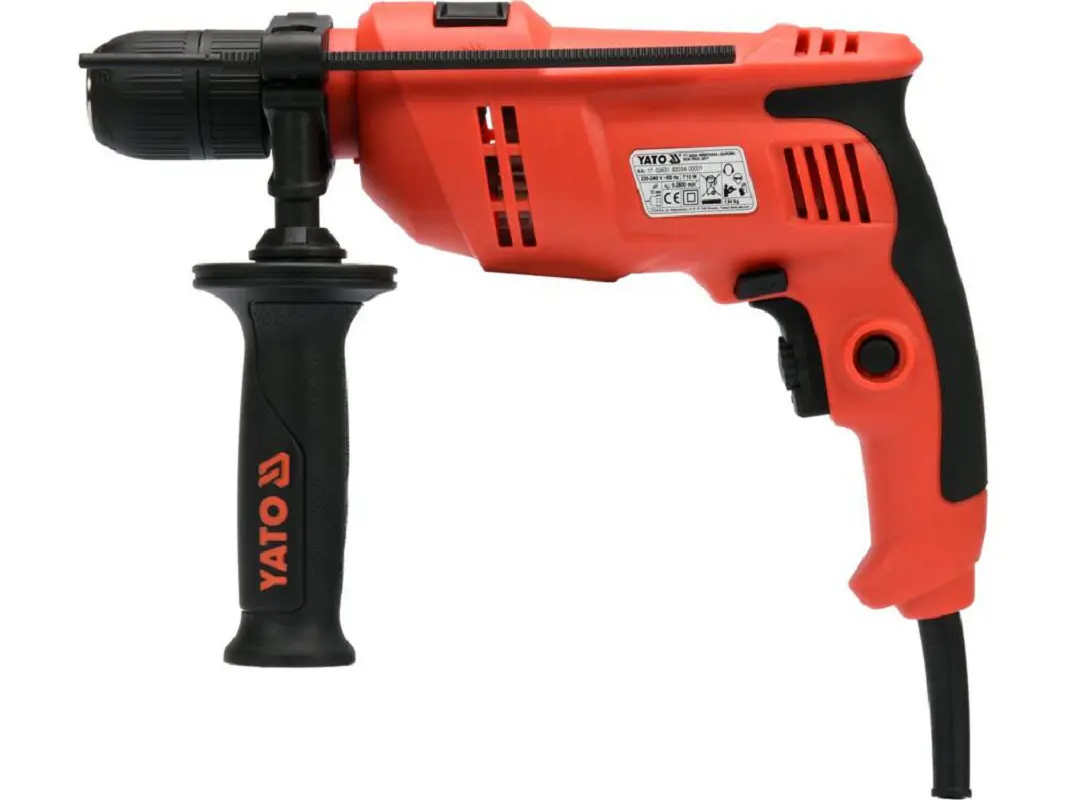 Изображение товара Дрель сетевая ударная Yato YT-82034 710 Вт с самозажимным патроном
