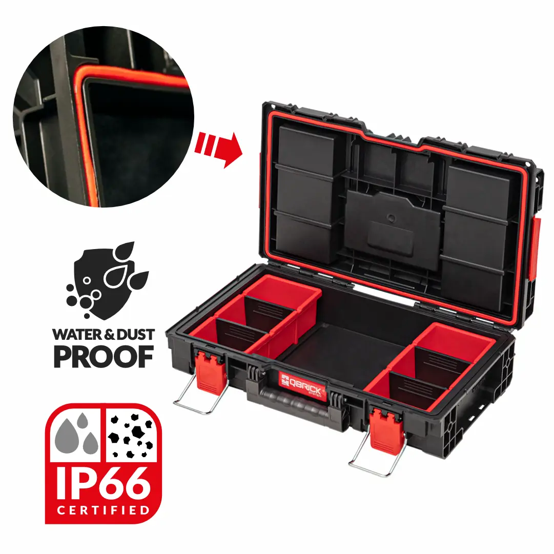 Изображение товара Ящик для инструментов Qbrick System QS Prime Toolbox 150 Profi 34x57x16 см, abs-пластик