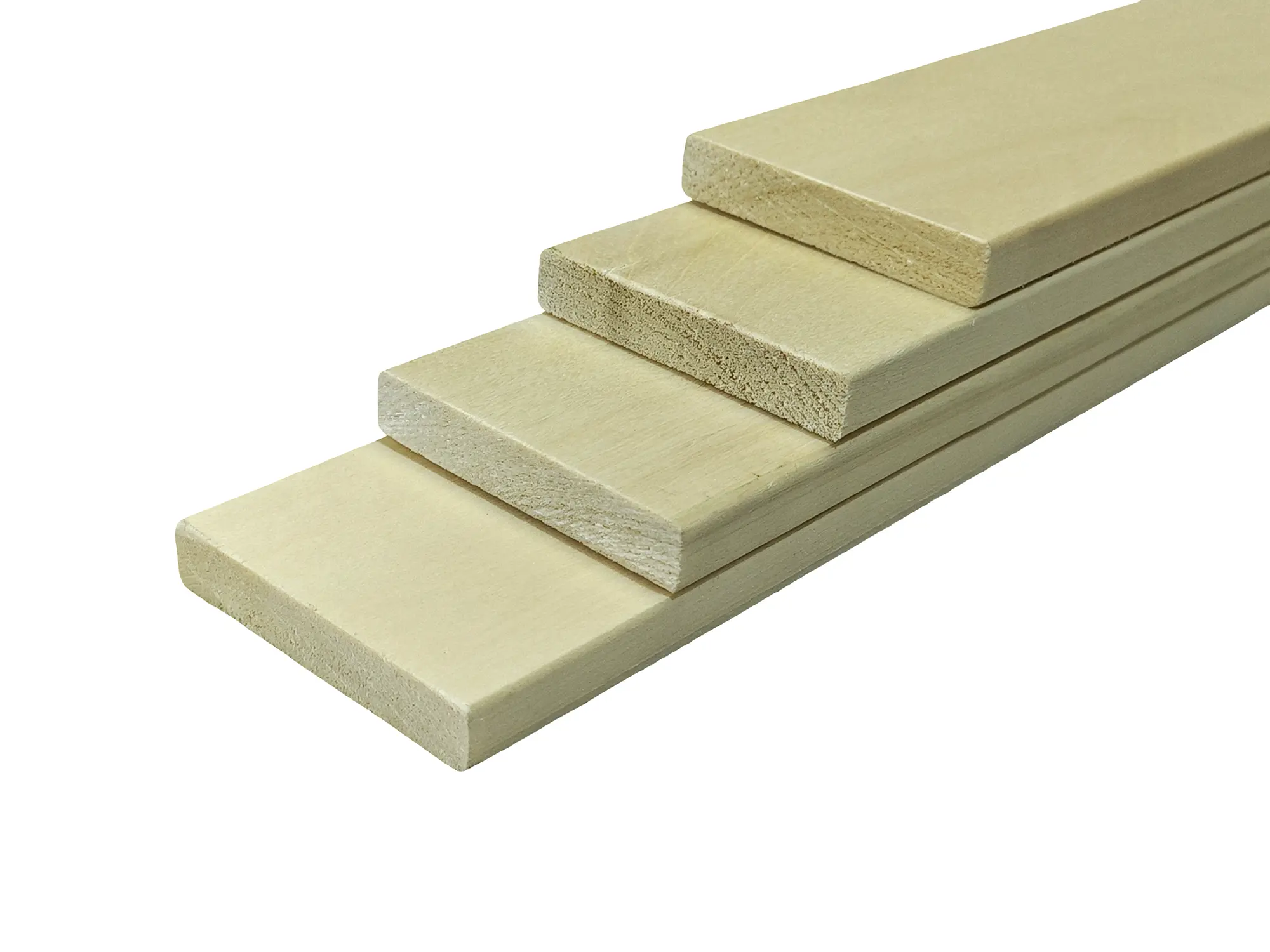 Изображение товара Декоративный брусок Timber&Style из осины сорт Экстра 2000x70x13 мм 4 шт