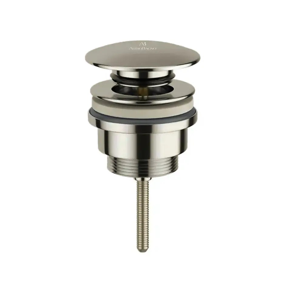 Изображение товара Донный клапан для раковины Altrobagno 5.5 см, никель, клик-клак