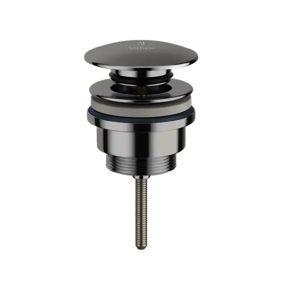 Изображение товара Донный клапан для раковины Altrobagno 35 мм клик-клак сталь Италия