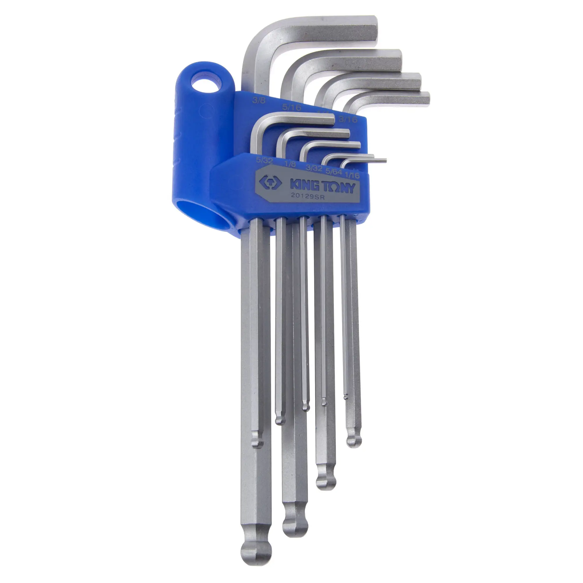 Изображение товара Набор Г-образных шестигранников King Tony 20129SR 1/16"-3/8" 9 предметов