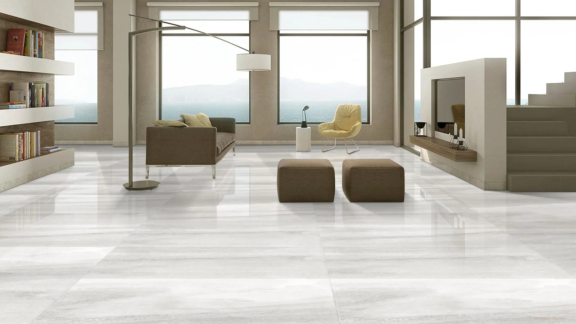 Изображение товара Керамогранит Duna Damasco White Sugar 60x120 см белый