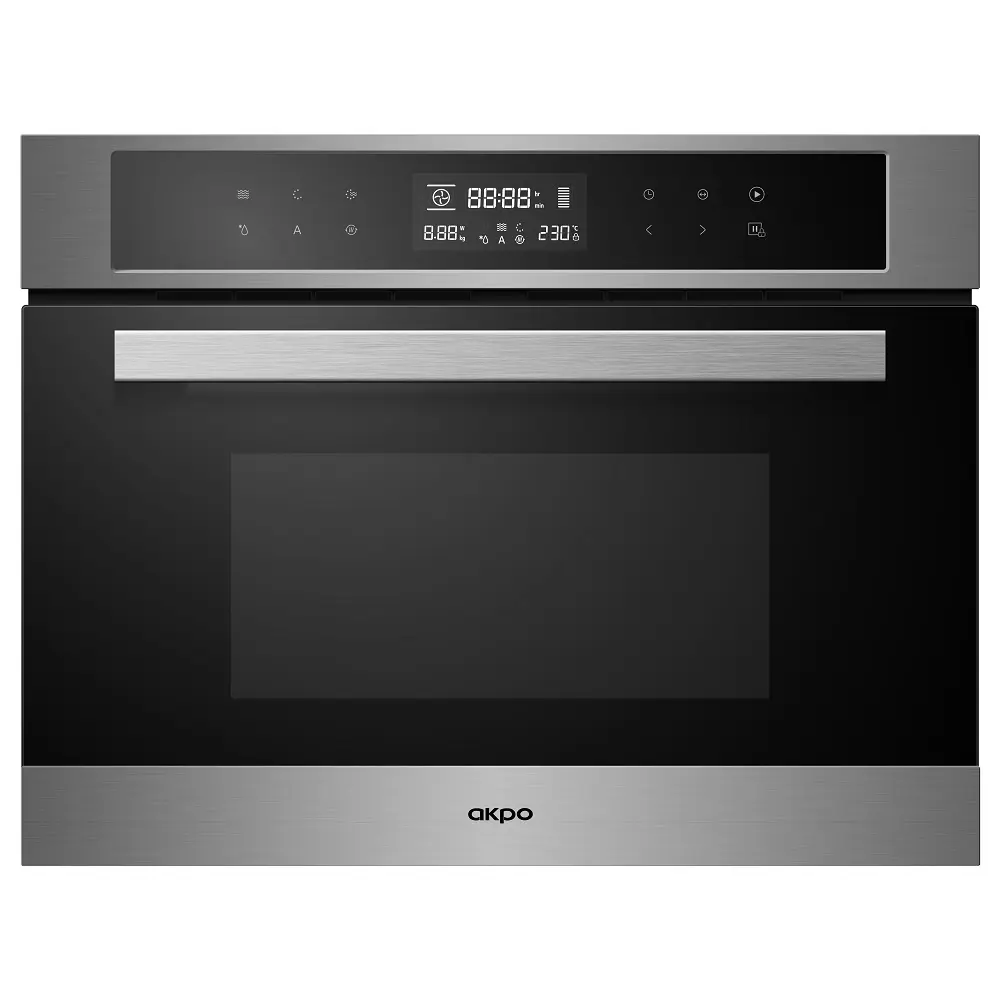 Изображение товара Встраиваемый духовой шкаф Akpo PEA 44M08 SSD03 45.4х56.8х59.5 см цвет черный+нержавейка