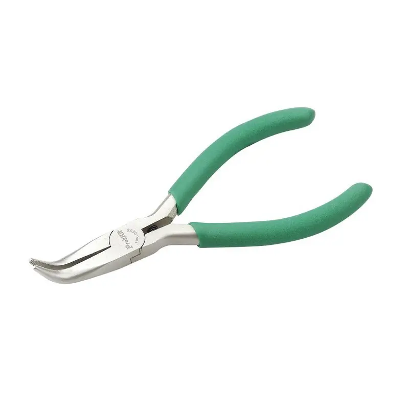 Изображение товара Длинногубцы прецизионные PROSKIT 1PK-055S, 130 мм, нержавеющая сталь